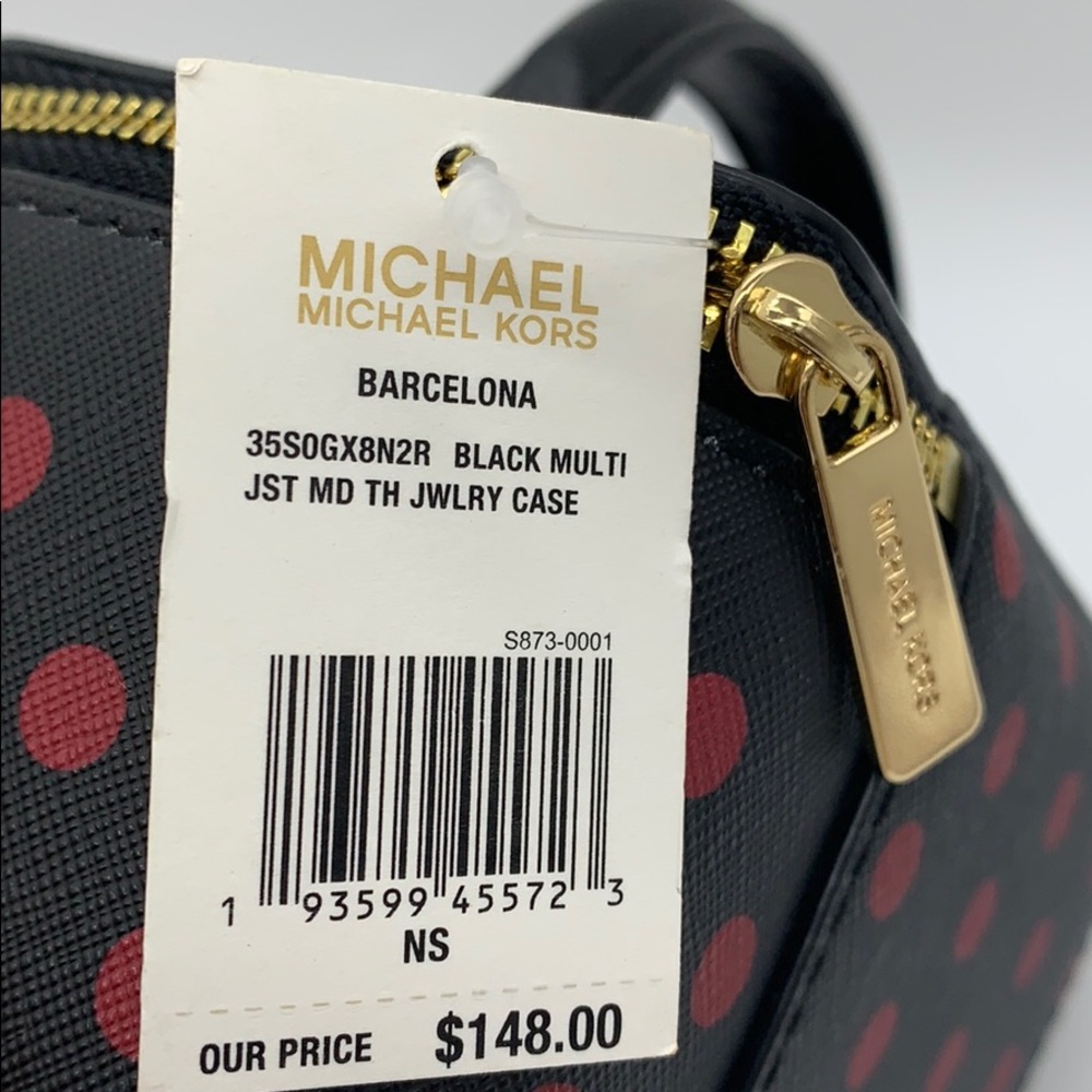 MICHAEL KORS BLACK MULTI JUST JSD MD TH JWLRY CASE - Picture 14 of 16